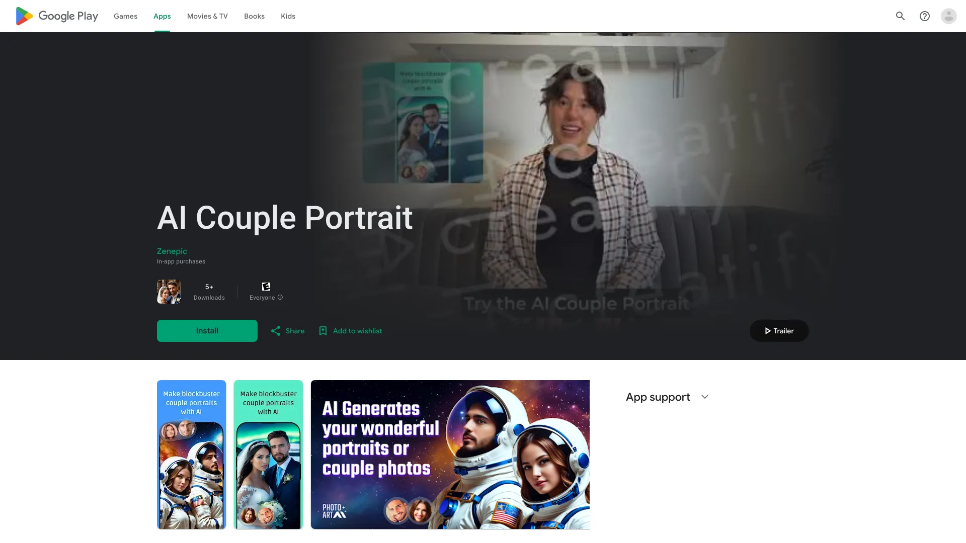 AI Couple Portrait