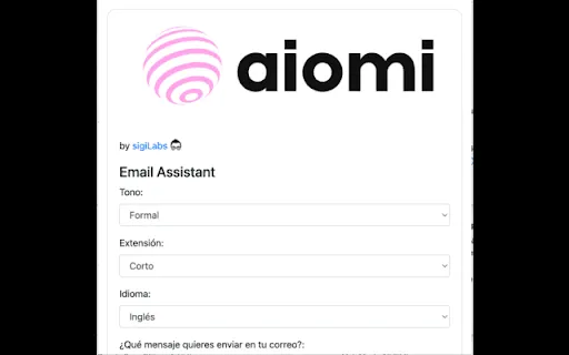 Aiomi: AI Assistant