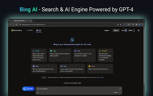 Bing AI