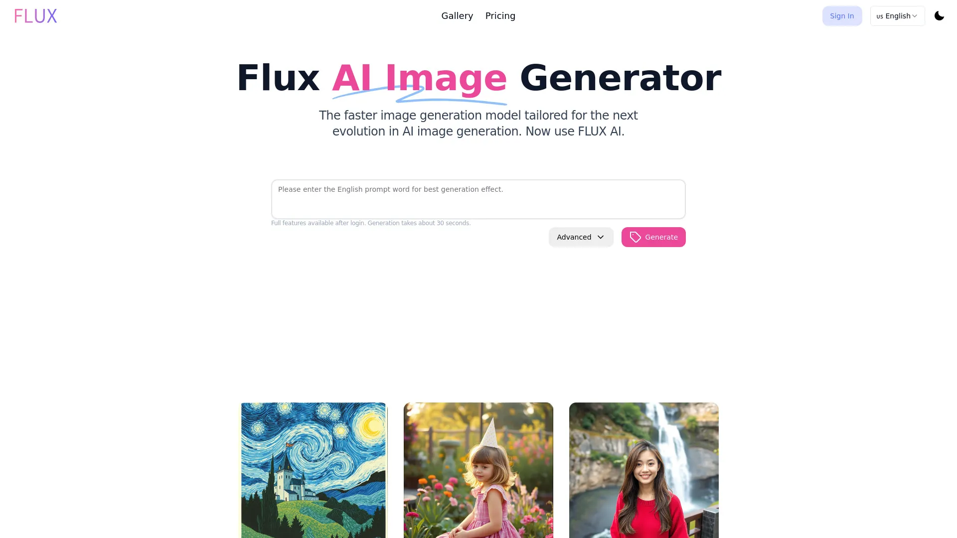 FLUX AI Online