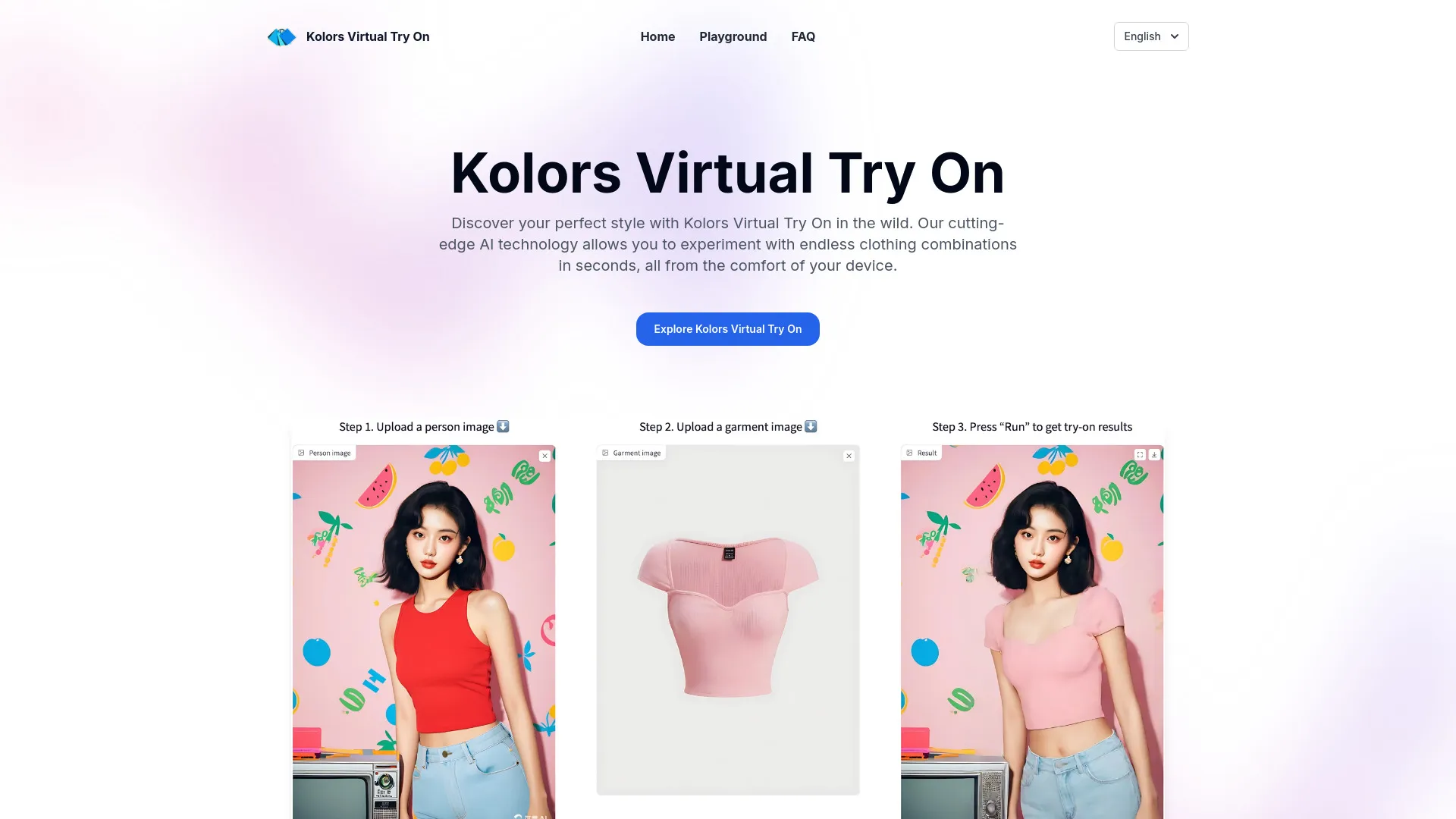 Kolors Virtual Try On