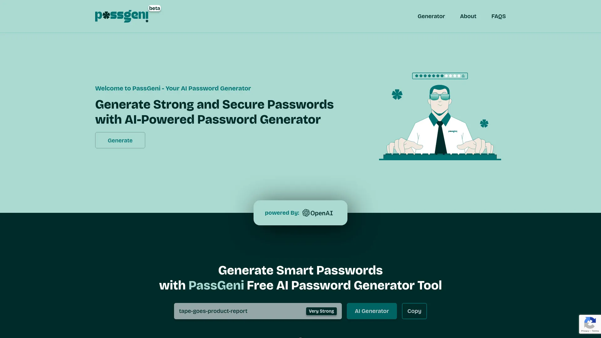 Passgeni (AI Password Generator)