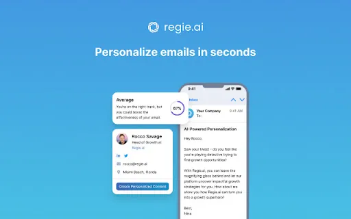 Regie.ai | AI Co-Pilot for Sales Emails