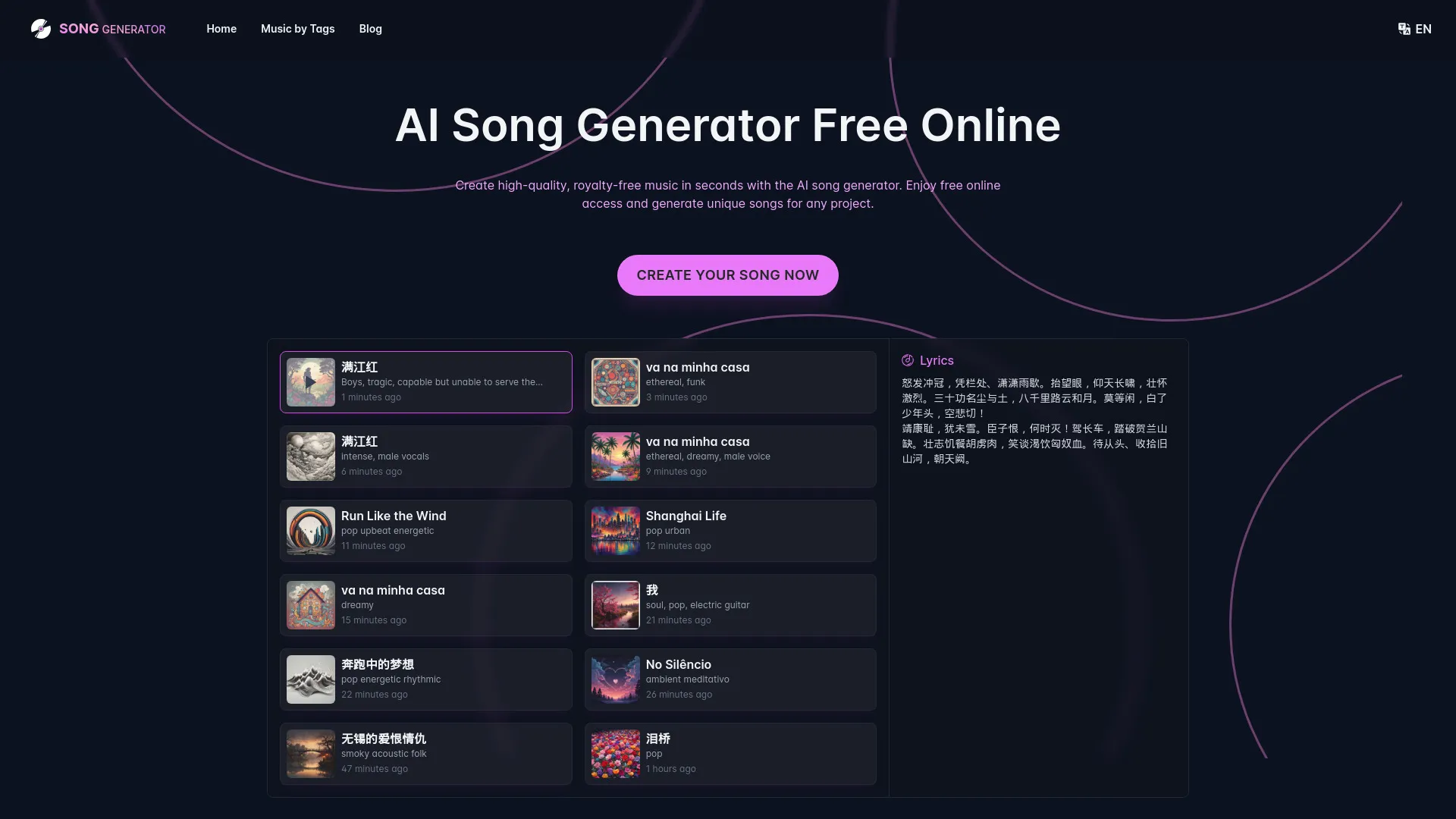 SongGenerator.io: AI Music Generator Free Online